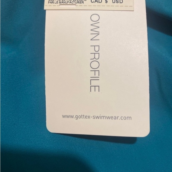 Profile by Gottex Women's Phoebe Deep Plunge One Piece NWT size 12 - Picture 7 of 10